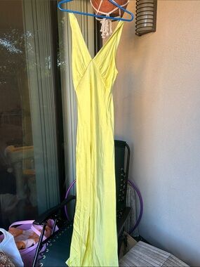 boho brown maxi dress Timeless Halter Maxi Dress – Hand-Dyed Open Back Dress with High Slit
